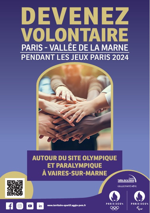 Lire la suite à propos de l’article Devenez volontaire pour les Jeux Olympiques et Paralympiques de Paris 2024 !